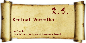 Kreisel Veronika névjegykártya