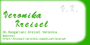 veronika kreisel business card